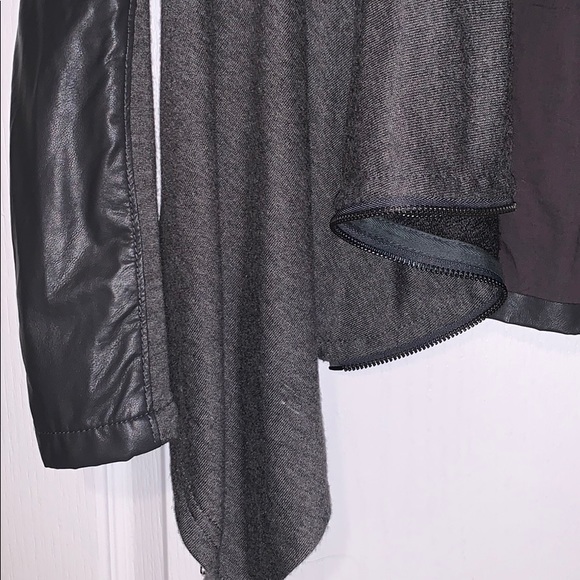 BLANKNYC drape faux leather jacket - Picture 3 of 5